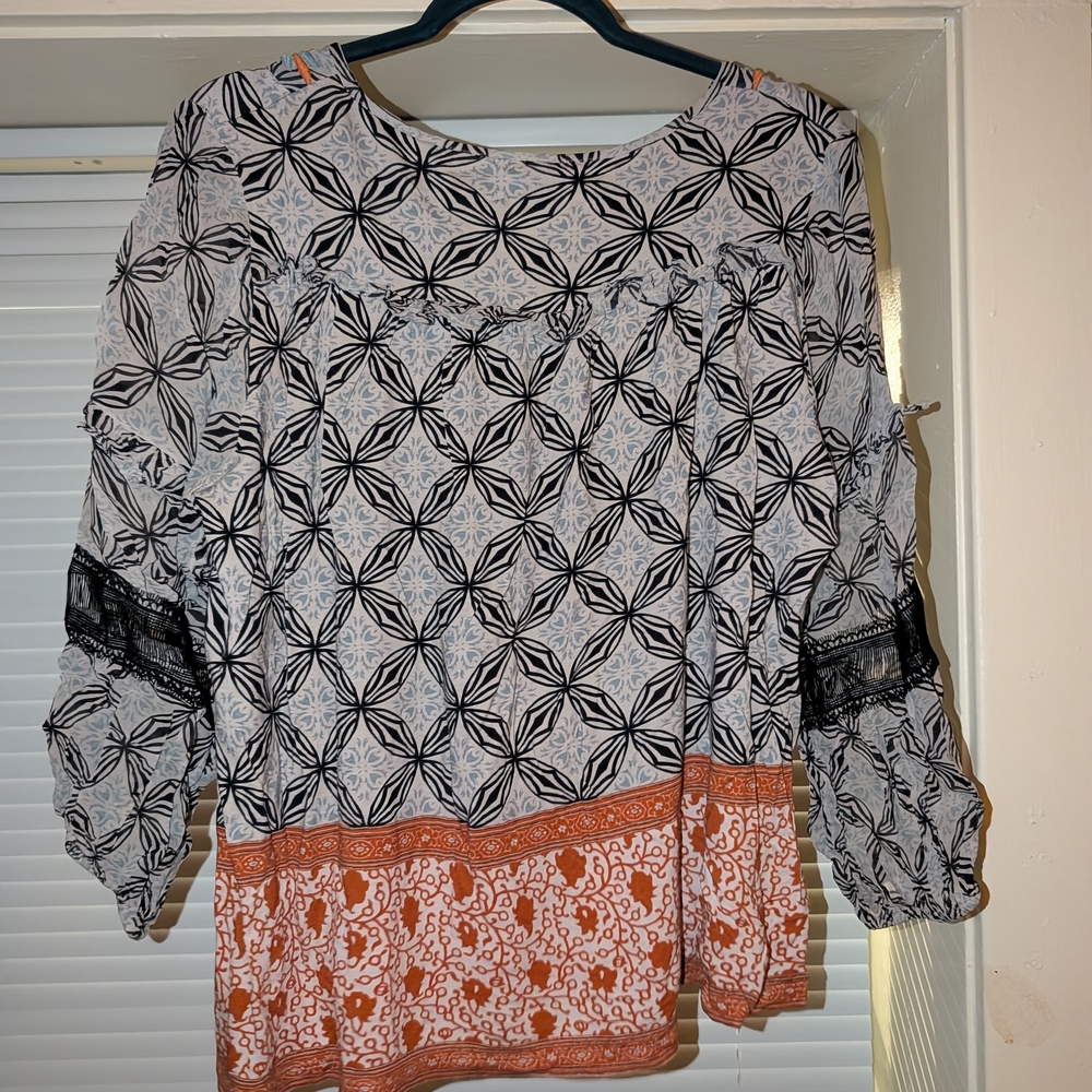 Anthropologie Multicolor Embroidered Blouse - Picture 5 of 5